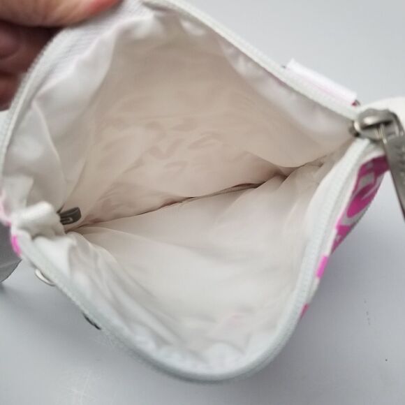 LAS VEGAS PINK WHITE CROSSBODY BAG. BY 777 LUCKY BRAND. - Picture 8 of 9